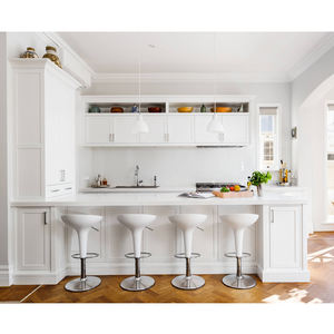 Armoire de <span class=keywords><strong>cuisine</strong></span> en bois massif, <span class=keywords><strong>1</strong></span> pièce, classique, laque, panneau à porte Shaker - Product Image 2