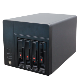 เซิร์ฟเวอร์ NAS ขนาดกะทัดรัด 4 ช่องใส่ฮาร์ดดิสก์ รุ่น N95 N150 CPU พร้อมพอร์ต LAN 2.5G คู่ รองรับ Windows และ Linux สำหรับการสำรองข้อมูลและการจัดเก็บข้อมูลบนเครือข่าย มีสินค้าในสต็อก - Product Image 1