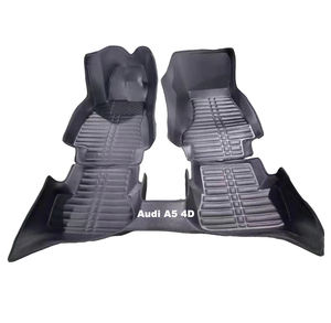 Alfombrillas de Coche de Doble Capa para <span class=keywords><strong>Audi</strong></span> <span class=keywords><strong>Q5</strong></span>/Q7/SQ5 (Volante a la Derecha) |   Base de Cuero 5D + Alfombra Desmontable, Juego Ecológico Resistente para Todo Clima - Product Image 6