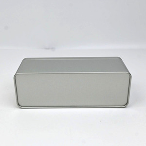 Rectangular Rounded Corner Tin <b>Box</b> Food Grade <b>Metal</b> Tin Container Long Shape Tinplate Case For Tea Cookie Gift Storage - Product Image 5