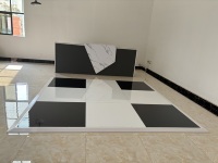 Système de plancher de danse portable, plancher d'événementiel emboîtable pour les mariages, les fêtes et les scènes