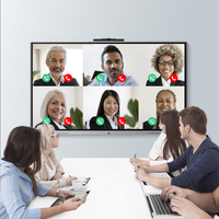 Pantalla táctil inteligente para TV, Panel plano interactivo para aula, ultradelgado, 75 ", 4K