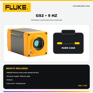 Caméra thermique à montage fixe RSE300/C 9Hz 320x240 infrarouge radiométrique IP67 GS2 avec étui - Product Image 2