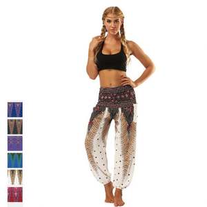 Wholesale Digital Printed Ladies Yoga <strong>Pants</strong> Wide in Bulk Indian <strong>Harem</strong> Yoga <strong>Pants</strong> - Product Image 1
