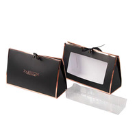 Boîte Cadeau en Carton Écologique pour Arrangements Floraux, Estampage à Chaud, Design Portable, Emballage pour Fleuriste, Vente en Gros