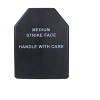 Plaques de protection tactiques 3A III&IV en céramique PE à face de contact + plaques en acier pour gilet lesté, conformes aux normes de sécurité pour la chasse en extérieur