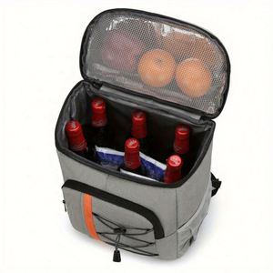 New Style Causal Fabric Lifestyle Beach Waterproof Outdoor Thermal Soft <b>Lunch</b> Ice <b>Bag</b> Cooler Picnic Insulated <b>Backpack</b> <b>Bag</b> - Product Image 5