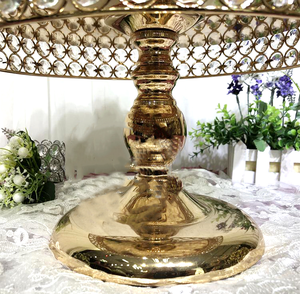 शादी के केक सजावट धातु केक स्टैंड के लिए सेट क्रिस्टल शादी की पार्टी सजावट - Product Image 6