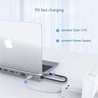 Adaptateur usb type-c à hdtv, monter soi-même, avec carte sd/tf, adaptateur usb type-c, moniteur vidéo avec boîtier métallique, entrée vga pour hdtv
