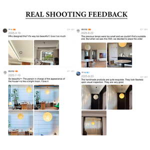 Bán buôn tùy chỉnh Xuan giấy Đèn chùm khách sạn phòng ngủ chiếu sáng độ sáng cao dẫn đèn Mặt dây chuyền - Product Image 4