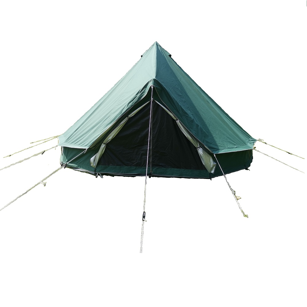 Heavy Duty 5メートルLuxury Cotton Canvas Bell Tent For Glamping 