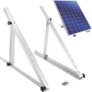 Portable Adjustable Solar Panel Tilt Mount Brackets PV Module Foldable Triangle System