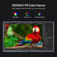 Moniteur portable Arzopa A3C Pro 13,3 pouces OLED 1080P 400 nits 100000:1 taux de contraste FHD Full HD Gaming USB