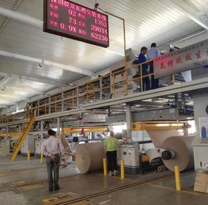 Tự động 7 ply sóng các tông dây chuyền sản xuất gỗ và nhựa bọc hộp carton máy - Product Image 6