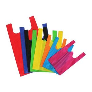 Bolsas Ecológicas Reutilizables con Asas de Tela No Tejida, Plegables, con Logotipo Personalizado, Promocionales, Tipo <span class=keywords><strong>Camiseta</strong></span>/Chaleco - Product Image 3