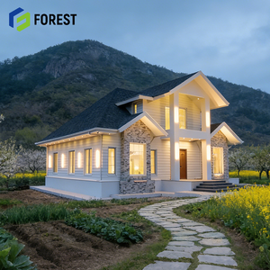 Ensemble de construction de villa modulaire moderne en acier léger de luxe avec finitions haut de gamme pour clients d'élite - Product Image 1