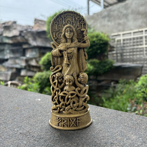 Statue en résine réaliste peinte à la main de la déesse Perséphone NSA09, décoration de la <span class=keywords><strong>mythologie</strong></span> grecque pour étagère, autel domestique, jardin extérieur - Product Image 5
