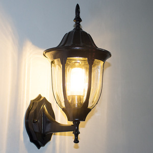 Outdoor Wall Mount Brass Lanterns Tempered Glass <b>Diffuser</b> 3500K Warm White <b>LED</b> Waterproof 10-Year Warranty 20-Degree Beam Angle - Product Image 6