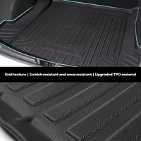 Tapis de coffre de voiture TPE antidérapant et imperméable pour une protection toutes saisons et un nettoyage facile, accessoires automobiles K5