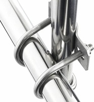 Futeng Connecteur de tuyauterie supporté personnalisé Collier de serrage croisé double en forme de U Boulons en U Ressort