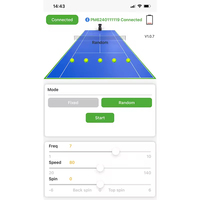 Nouvelle arrivée 2025 PUSUN PT-MINI PRO Machine à lancer de balles de tennis avec application/télécommande