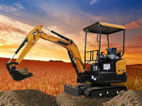 Mini-excavatrice économique SY10U avec une masse opérationnelle de 1,195T et une capacité de 0,025m3 pour la rénovation intérieure
