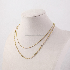 โซ่สแตนเลสแบบขายส่ง |   เครื่องประดับสแตนเลสสตีลชุบทอง 18K PVD ป้องกันการแพ้ กันน้ำ ไม่หมองคล้ำ สำหรับทำเครื่องประดับ - Product Image 5