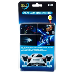 ไฟต้อนรับ Den R โคมไฟโปรเจ็กเตอร์ LED สำหรับรถยนต์ใช้ได้กับแรงดันไฟฟ้า12V-36V พร้อมกรอบโลหะป้องกันสนิม - Product Image 2