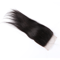 Vente en gros de Cheveux Brésiliens de qualité supérieure, transparents, avec des processus de traitement, lisses et fins, et une closure en dentelle suisse 4x4