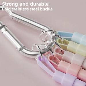 أنبوب مرن متعدد الوظائف من بولي بروبلين + اللاتكس ، x ، m ، أحزمة شد للتدريب على اللياقة البدنية ، حبال اليوغا للاستخدام المنزلي ، فتحة الكتف - Product Image 4