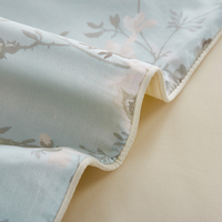 Chine Rose ensembles de literie 100% 300T coton doux housse de couette drap de lit taie d'oreiller ensemble imprimé literie pour lit Queen