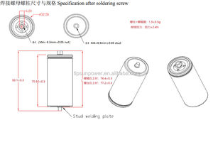 6ah cellular lifepo4 rechargeable lithium 32650 Battery <span class=keywords><strong>3</strong></span>,2 v thumbscrews - Product Image 4