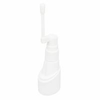 Flacon pulvérisateur nasal rotatif en PE dépoli de qualité médicale de 25 ml en forme de nez d'éléphant, avec pompe, pour liquides buccaux et médicaments de santé - Vente en gros