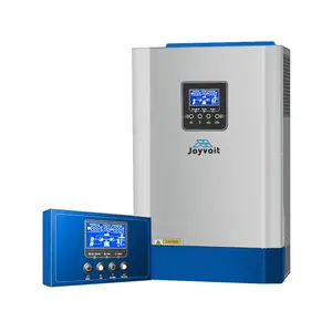 Hybride Zonne-Omvormer 5500W Dc 48V Eenfasige Omvormer Ac 220V 230V Mppt Oplader Met Batterijen Voor Energieopslagsysteem