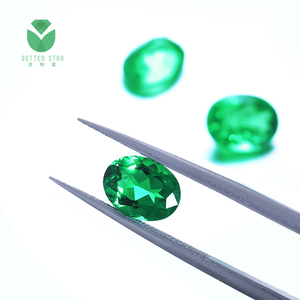 Bán Sỉ Đá Quý Ngọc Lục Bảo Trồng Trong Phòng Thí Nghiệm Hình Bầu Dục Đá Ngọc Lục Bảo Tổng Hợp Rộng Phòng Thí Nghiệm Thật 1-5 Carat Giá Đá Ngọc Lục Bảo Thật - Product Image 5
