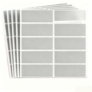 กระดาษสติกเกอร์สีขาวแบบพิมพ์ได้ ขนาด 8.5" x 11"  แบบแผ่นเต็ม  ผิวด้าน สำหรับเครื่องพิมพ์เลเซอร์และอิงค์เจ็ท 100 แผ่น - Product Image 4