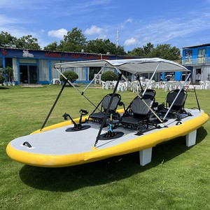 Accessoire de paddleboard <span class=keywords><strong>gonflable</strong></span> Yak Outdoors avec construction en PVC pliable pour la pêche en lacs et rivières - Product Image 4