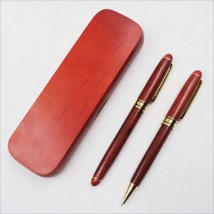 Eco-Friendly Custom Logo Printed Wooden Ballpoint <b>Pen</b> Gift Set Box Custom Brand <b>Multi</b>-<b>Colored</b> Ink for Corporate Promotional - Product Image 4