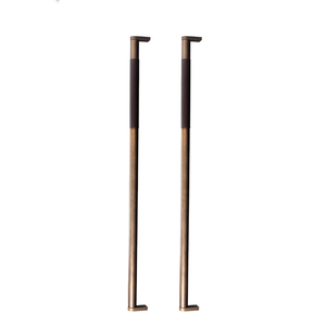 Poignée de porte moderne à double ouverture en alliage <span class=keywords><strong>d</strong></span>'<span class=keywords><strong>aluminium</strong></span> massif pour portes en bois, portes vitrées, chambres <span class=keywords><strong>d</strong></span>'hôtel, appartements et villas - Product Image 1