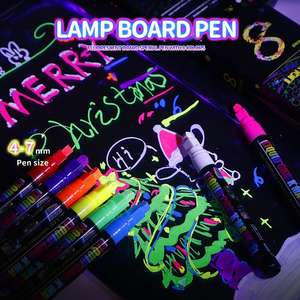 <span class=keywords><strong>Stylo</strong></span> à craie liquide effaçable <span class=keywords><strong>pour</strong></span> étudiants, 6/8 couleurs, à tête plate, <span class=keywords><strong>pour</strong></span> écrire <span class=keywords><strong>sur</strong></span> verre, céramique, miroir, acrylique, décoration - Product Image 6