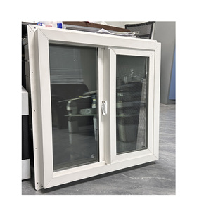 <span class=keywords><strong>Fenêtres</strong></span> coulissantes horizontales modernes en PVC/UPVC sur mesure, double vitrage, conformes aux normes NFRC américaines - Product Image 1