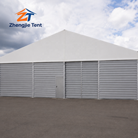 Tente d'entrepôt agricole extérieure 30x40m résistante aux charges de neige lourdes, structure en aluminium, bâche en PVC, abri de stockage pour équipement agricole et stockage de cultures