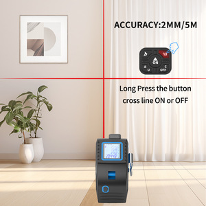 Ruban à mesurer laser intelligent multifonctionnel 5m + télémètre laser 40m Niveau laser avec batterie au lithium - Product Image 2