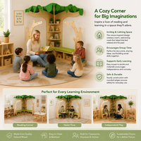 Bibliothèque Montessori pour Crèche et Maternelle, Étagère à Livres Coin Lecture pour Enfants, Meuble de Garderie
