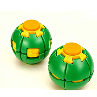 Pendentif Balle Anti-stress Personnalisé Imprimé en 3D Couleurs Macaron Petite Taille Jouet Anti-anxiété Balle Rotative Gyroscope Pendentif