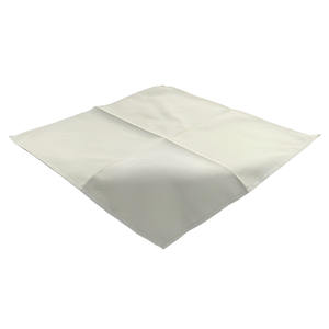 Centrotavola 90X90CM in Cotone 100% Crema Tinta Unita - Product Image 1