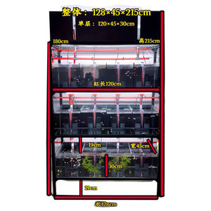 Vente en gros d'aquarium, moyen et petit aquarium en verre ultra blanc, aquarium pour l'aménagement paysager, aquarium pour l'aquaculture - Product Image 4