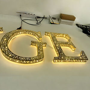 Enseigne de porte LED étanche personnalisée avec caractères publicitaires lumineux creux pour bar, couleurs personnalisables - Product Image 3