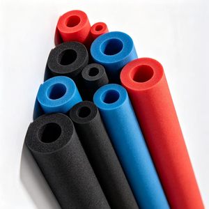 <span class=keywords><strong>Tuyau</strong></span> d'<span class=keywords><strong>isolation</strong></span> insonorisant et antigel en caoutchouc plastique rouge et bleu haute densité à cellules fermées pour la protection thermique - Product Image 6