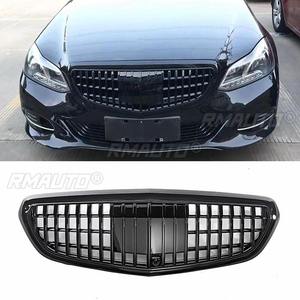 Rejilla Frontal Deportiva para Mercedes-Benz Clase E W212 2013 2014 2015 Modificada a Estilo Maybach ABS Negro Brillante - Product Image 1